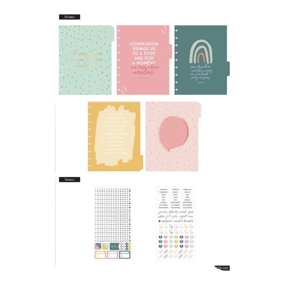 Happy Planner Caregiver Classic Dashboard Extension Pack - Picture 4 of 4